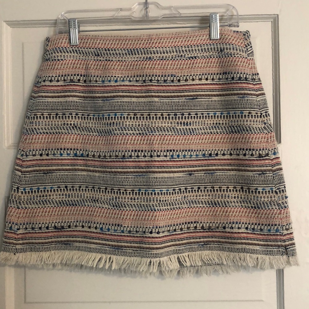 Ann Taylor Loft Fringe Skirt